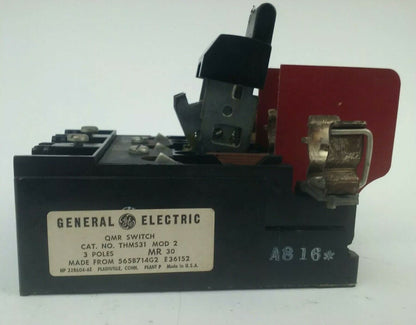 GENERAL ELECTRIC QMR SWITCH THMS31 MOD.2 3P W/ FUSE BLOCK COMBINATION STARTER