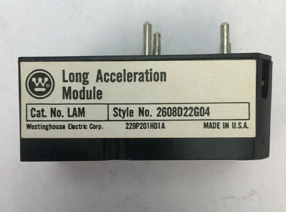 WESTINGHOUSE LAM LONG ACCELERATION MODULE MOR RELAY STYLE NO. 2608D22G04