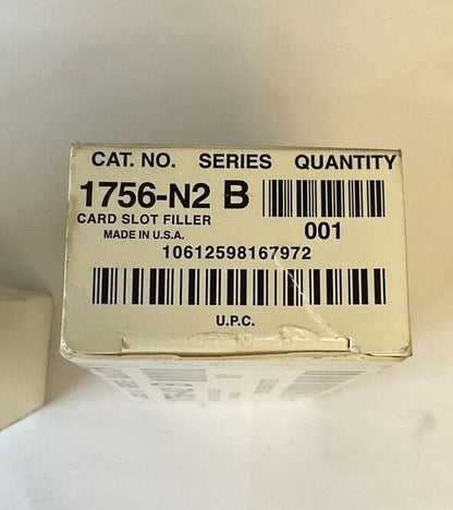 ALLEN BRADLEY 1756-N2 CARD SLOT FILLER SER.B ***LOTOF3***