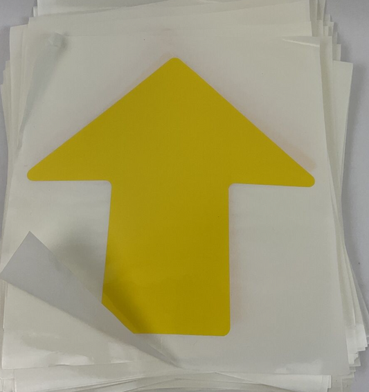 BRADY 144027 TOUGHSTRIPS YELLOW ARROW 4" X 10" PACK OF 83