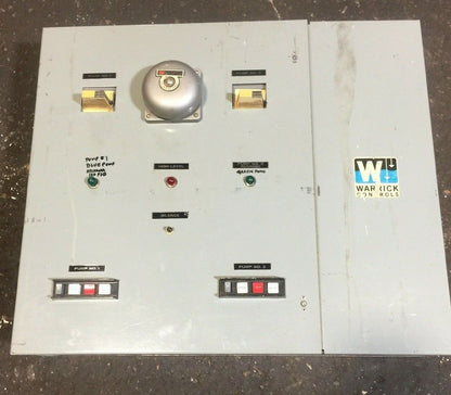 CHARLES F WARRICK COMPANY 81B3G4E PUMP CONTROL 460 VOLT