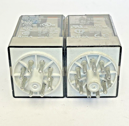 ALLEN BRADLEY *LOT OF 2* - 700-HA32Z24-3-4 SER D - RELAY - 250 VAC, 1O A, 30 VDC
