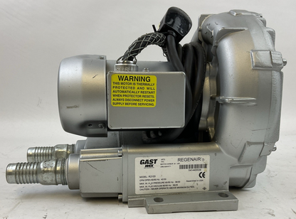 GAST RTEGENAIR R2103 UD MOTORS J311X K37JXEG-173 1/3HP 3450RPM 115/208-230V