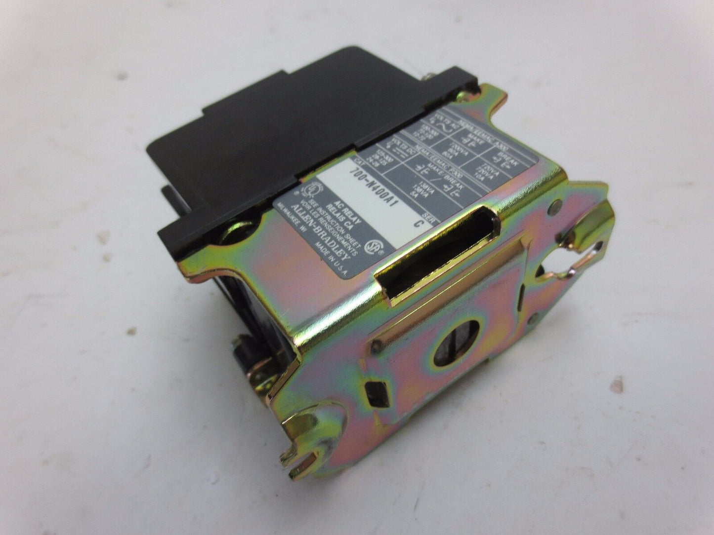 ALLEN-BRADLEY 700-N400A1 SER. C CONTROL RELAY110-120V/ 5-60Hz -