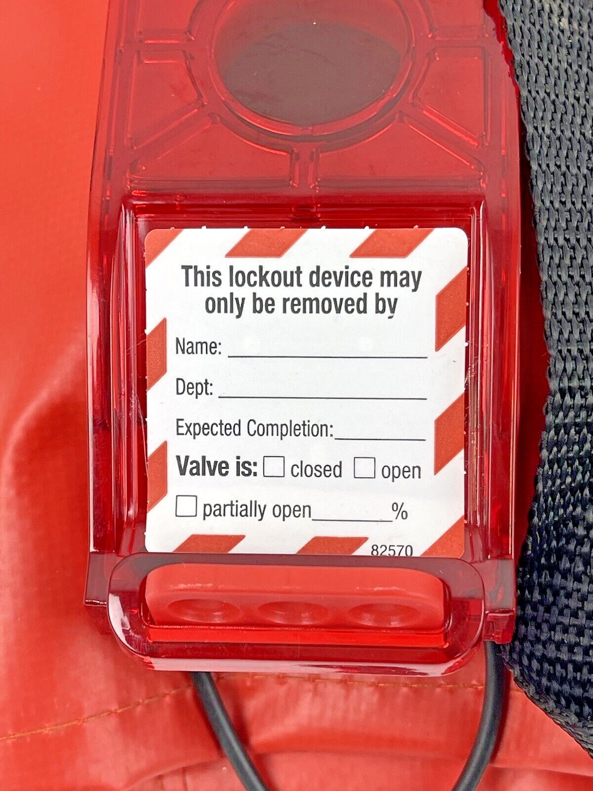 MASTERLOCK - 468L  *LOT OF 2* - Handle-Off Ball Valve Lockout - Padlock sold sep