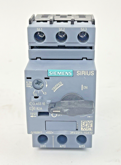 SIEMENS - 3RV2011-1GA10 - CIRCUIT BREAKER / MOTOR PROTECTOR