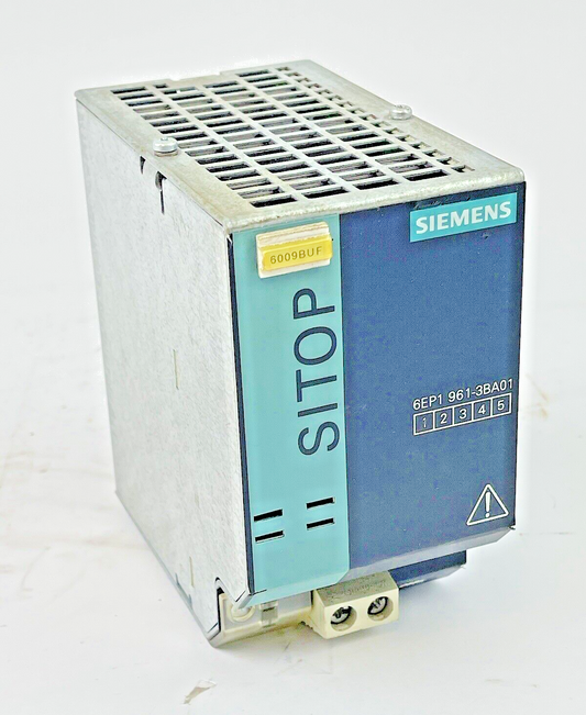 SIEMENS - 6EP1961-3BA01 - PUFFERMODUL - 24-28.4 VDC, SITOP PWR SUPP, DIN-RAIL MT