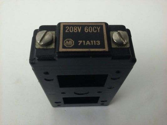 ALLEN BRADLEY 71A113 SER. K, COIL 208V @ 60HZ, SIZE 1