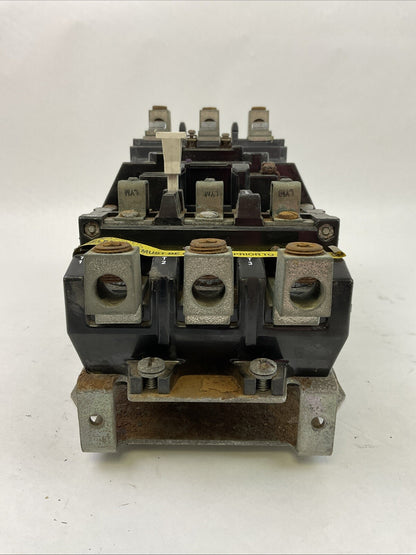 ALLEN BRADLEY 509-EOD SIZE 4 STARTER SER A 135A 600VAC 3PH 100HP COIL 115-120V