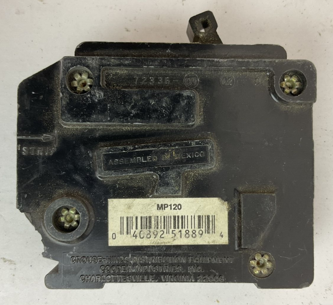 CROUSE-HINDS / MURRAY / ARROW HART MP120 CIRCUIT BREAKER 20AMP 1POLE 120/240VAC