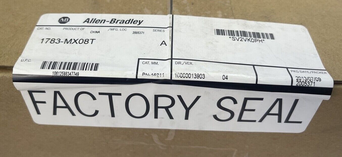 ALLEN BRADLEY 1783-MX08T MANAGED ETHERNET SWITCH SER A ROCKWELL AUTOMATION