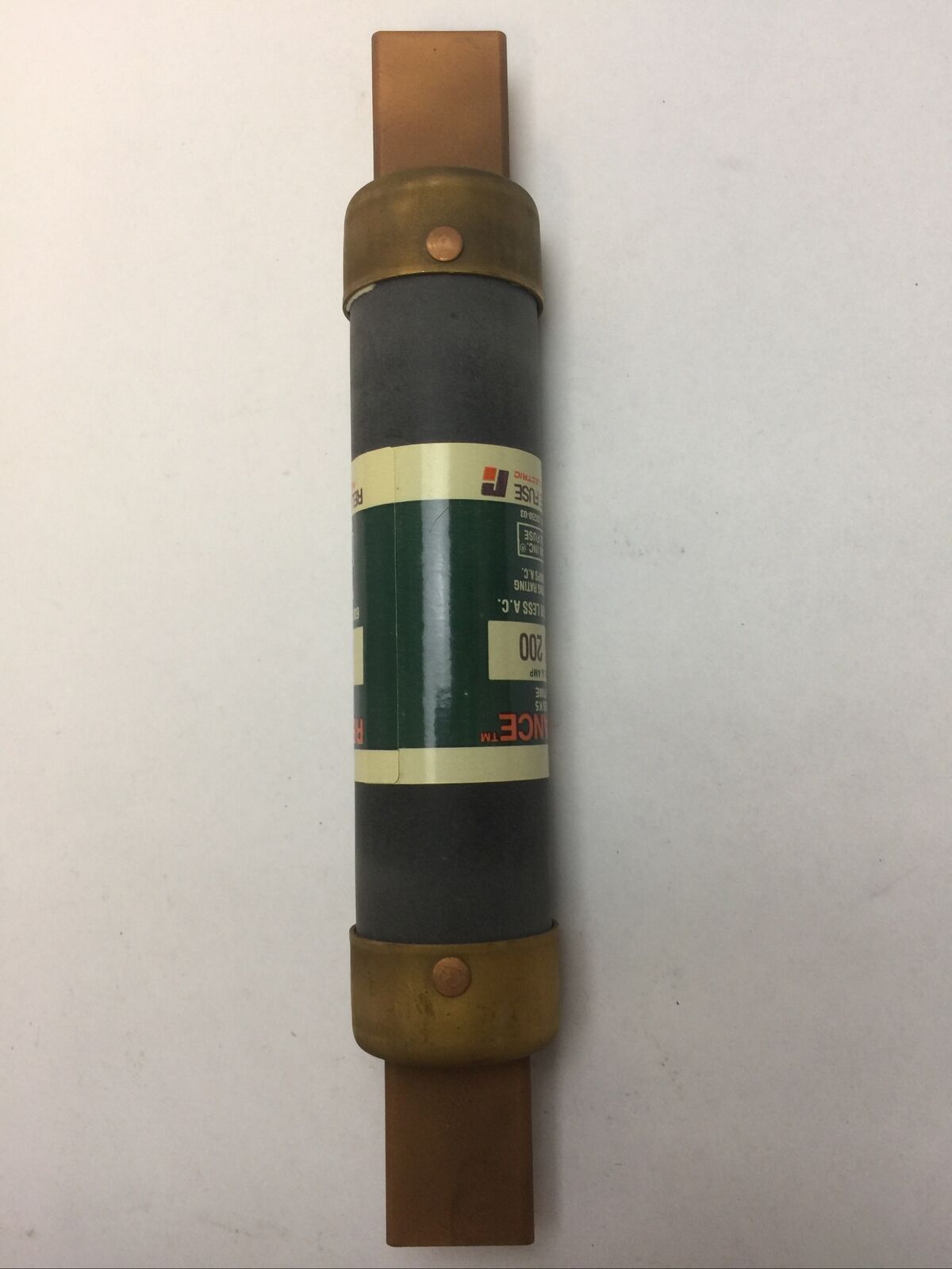 RELIANCE KOS200 CLASS K5 ONE TIME FUSE 200AMP 600VAC