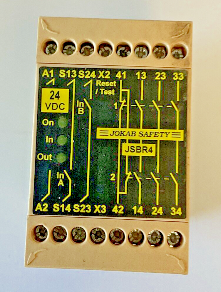 JOKAB JSBR4 SAFETY RELAY 24VDC