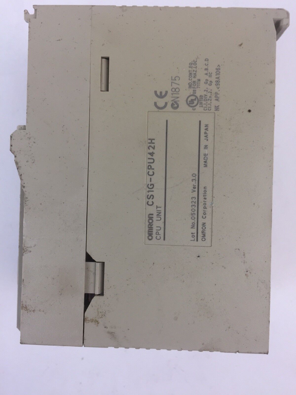 OMRON CS1G-CPU42H CPU UNIT OGRAM PROGRAMMABLE CONTROLLER