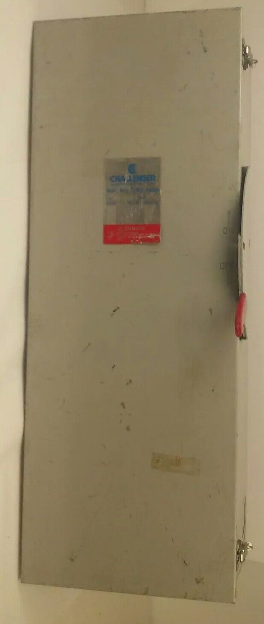 CHALLENGER RHD364NFC NON-FUSIBLE SAFETY SWITCH, 200A, 600V, 3PH, 150HP, TYPE 3R