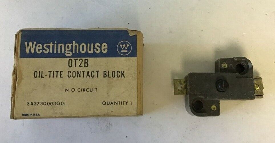 WESTINGHOUSE OT2B OILTIGHT CONTACT BLOCK****LOTOF2****