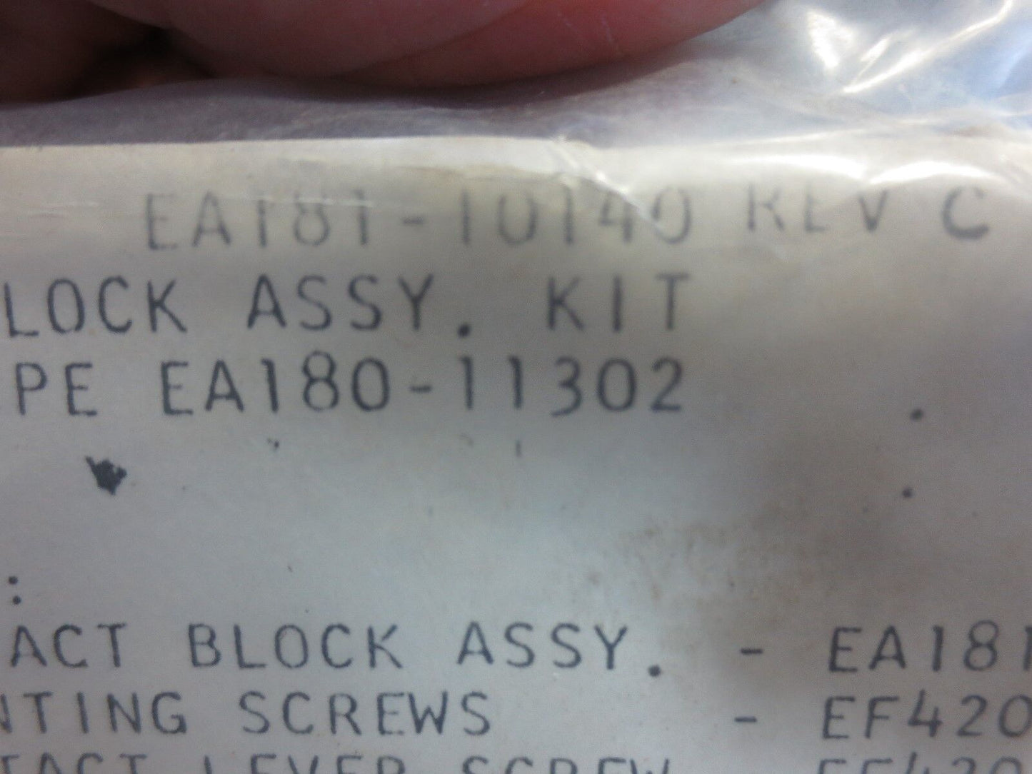 NAMCO EA181-10140 Rev. C CONTACT BLOCK ASSEMBLY KIT - NEW SURPLUS