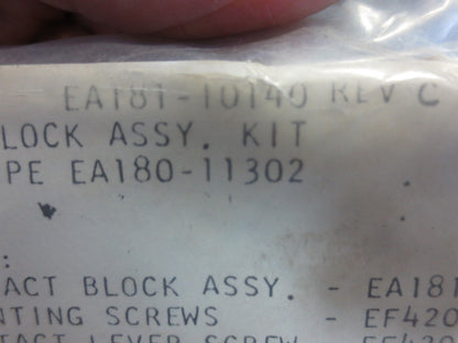 NAMCO EA181-10140 Rev. C CONTACT BLOCK ASSEMBLY KIT - NEW SURPLUS