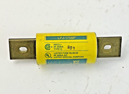 BUSS - LPJ-175SP- DUAL-ELEMENT, TIME DELAY, CURRENT-LMTG - FUSE - 125A, 600 VAC