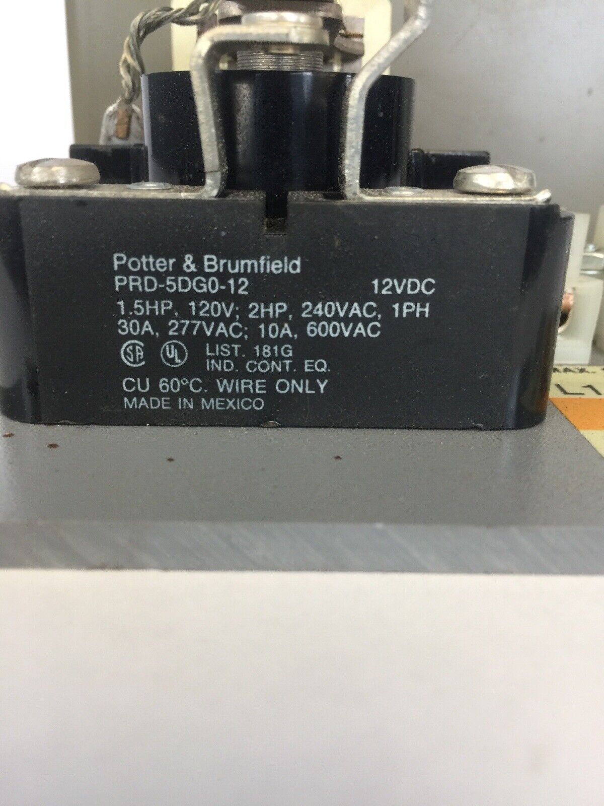 INDUSTRIAL CONTROL EQUIPMENT PND-480 FHASE FAILURE RELAY 480 VOLT 3 PH 25 AMP