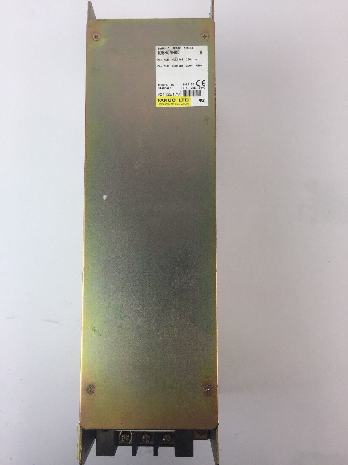 FANUC A06B-6079-H401 DYNAMIC BREAK MODULE 230V 200A