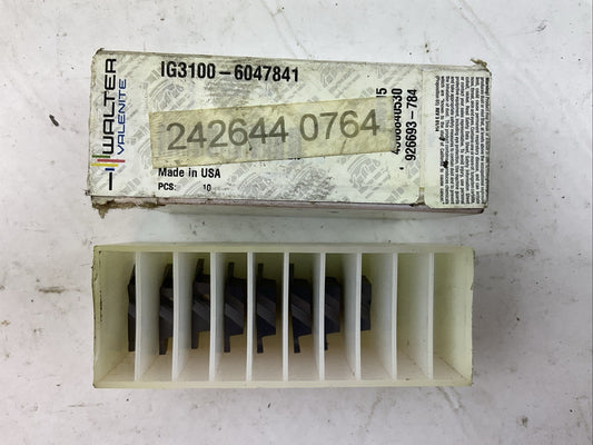 WALTER VALENITE IG3100-6047841 CARBIDE INSERT (BOX OF 8)