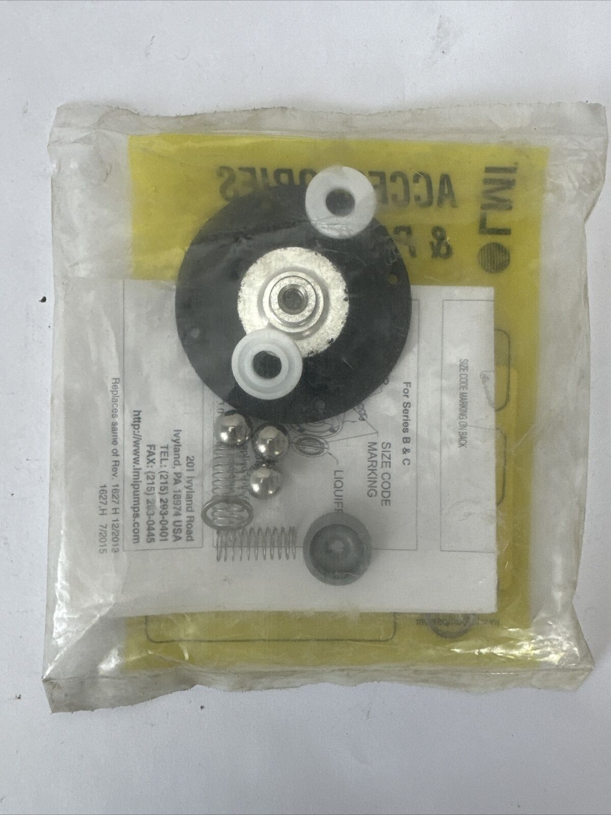 LMI SP-25HV SPARE PARTS KIT