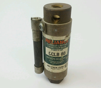 Reliance Current Limiting Capacitor Fuse 80 Amp CCLB-80