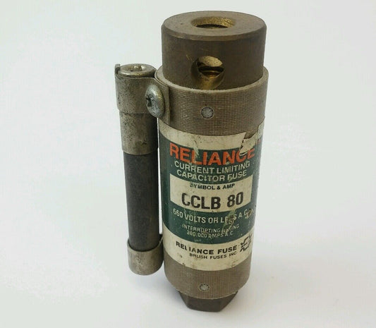 Reliance Current Limiting Capacitor Fuse 80 Amp CCLB-80