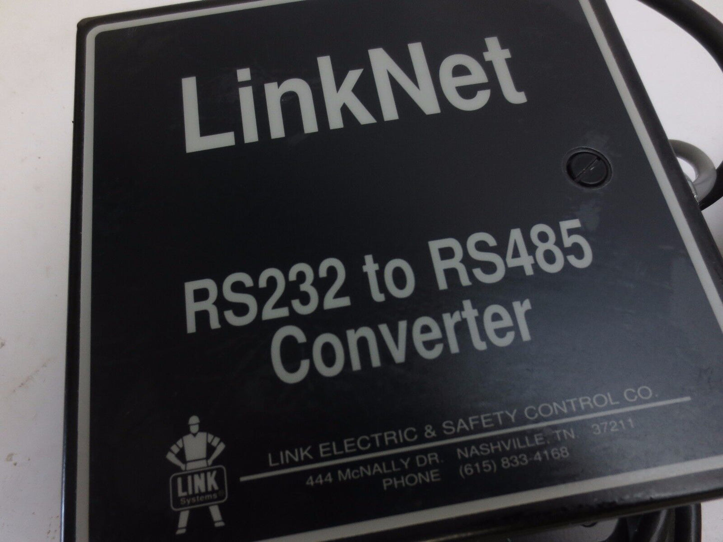 LinkNet 107629 + 107587 RS232 to RS485 CONVERTER + CONNECTION BOX  LINK ELECTRIC