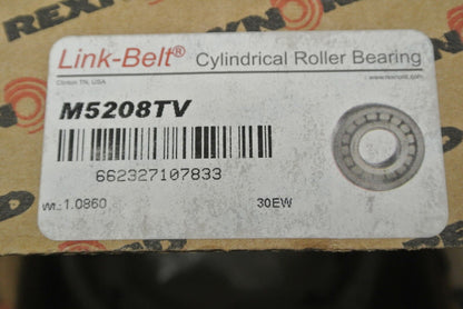 REXNORD / LINK-BELT M5208TV CYLINDRICAL ROLLER BEARING / NEW SURPLUS