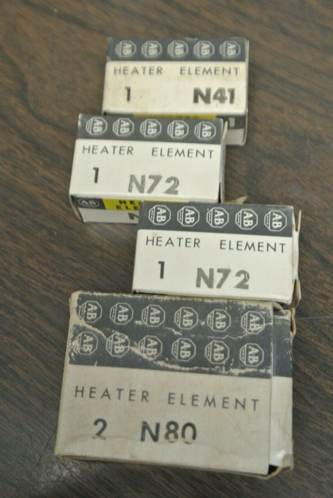 LOT of 14 / ALLEN-BRADLEY N-SERIES THERMAL OVERLOAD HEATER ELEMENTS / LIST BELOW
