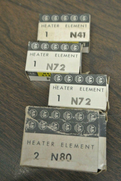 LOT of 14 / ALLEN-BRADLEY N-SERIES THERMAL OVERLOAD HEATER ELEMENTS / LIST BELOW