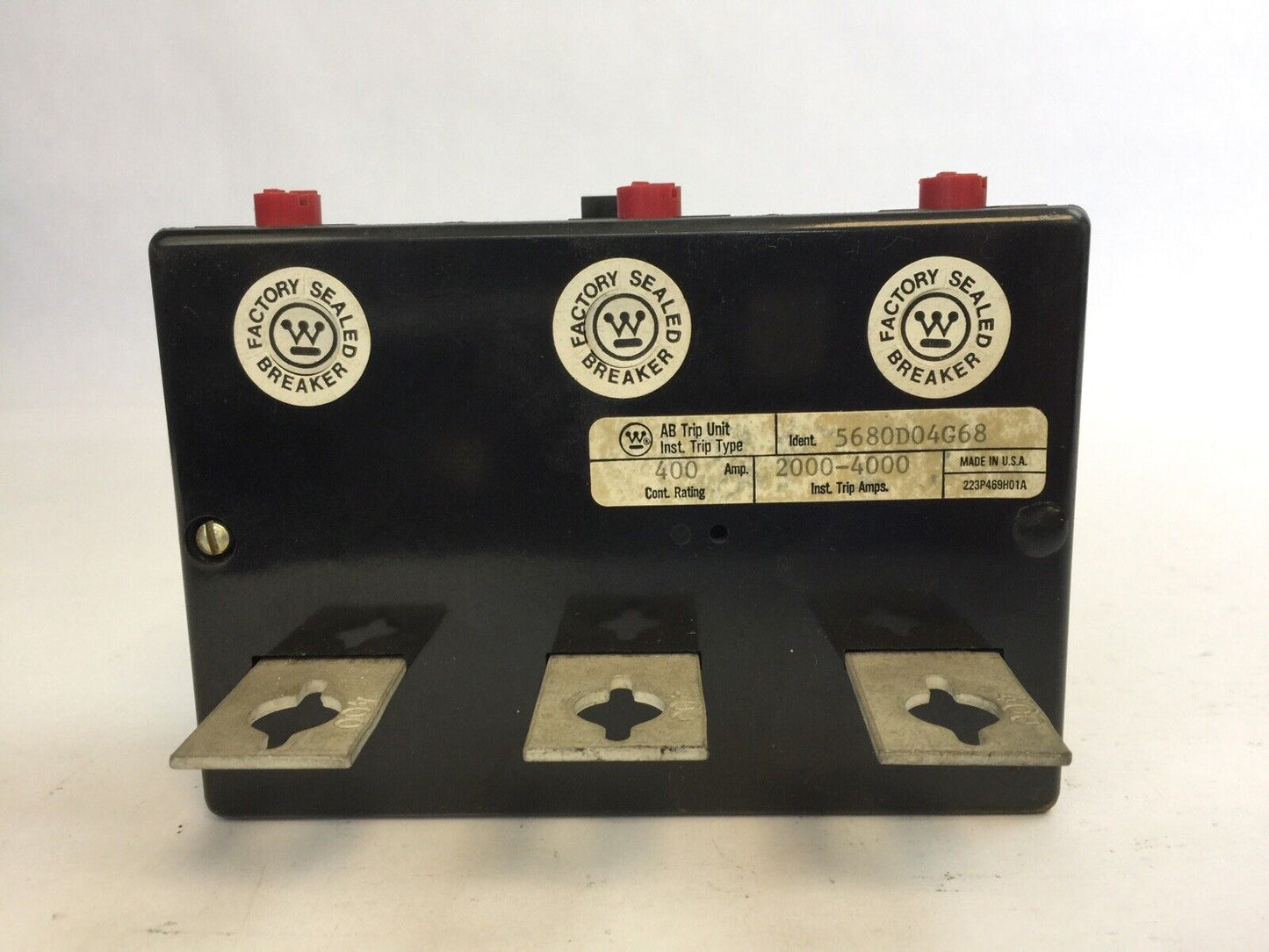 WESTINGHOUSE 5680D04G68 TRIP UNIT 400A 3POLE MAG TRIP ADJ 2000-4000A