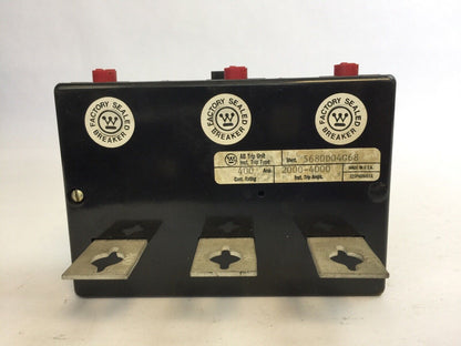 WESTINGHOUSE 5680D04G68 TRIP UNIT 400A 3POLE MAG TRIP ADJ 2000-4000A