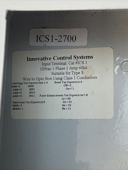 ICS ICS1-2700 TUNNEL MASTER CARWASH MANAGEMENT & CONTROL FOR WINDOWS