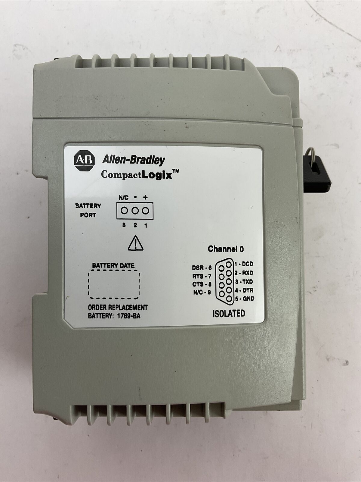 ALLEN BRADLEY 1769-L32E SER A CAT REV E01 FW REV 1.15 LOGIX 5332E PROCESSOR UNIT
