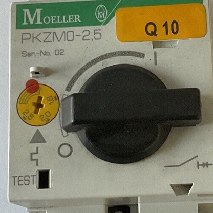 MOELLER PKZM0-2.5 MOTOR CIRCUIT BREAKER SER.2 2.5A