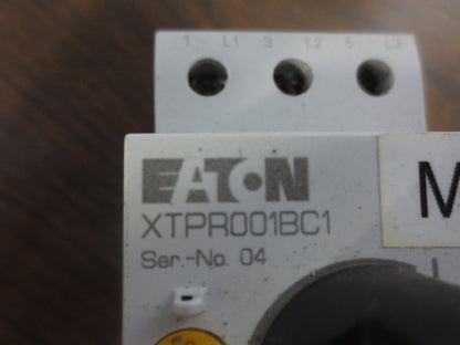 EATON XTPR001BC1 STARTER + XTCE007B10 CONTACTOR + OXM12DM + XTPAXFA11 AUX CONTAC