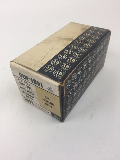 ALLEN BRADLEY 1481-N10 PUSH BUTTON KIT START STOP FOR SIZE 0-1-2-3-4 COVER MOUNT