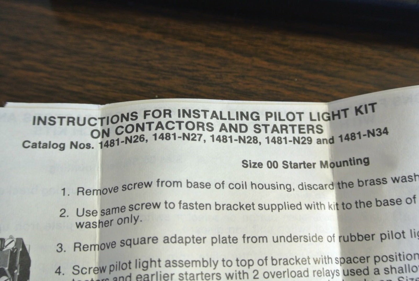 ALLEN-BRADLEY 1481-N28 SWITCH-MOUNTED PILOT LIGHT KIT - 440-480V - NEW SURPLUS
