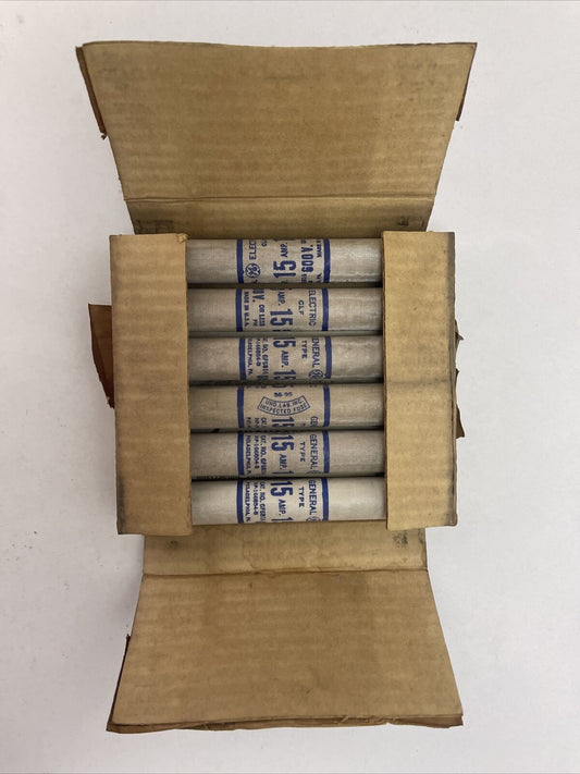 GE GF6B15 FUSE 15AMP 600V (LOT OF 6)