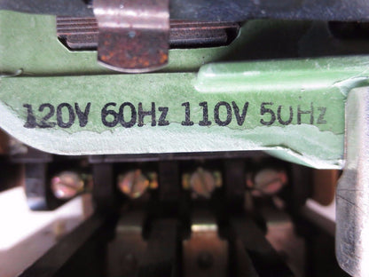 GENERAL ELECTRIC CR208C100DVN219 NEMA SIZE 1 STARTER - 600V, 27A