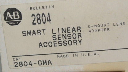 ALLEN-BRADLEY 2804-CMA, Ser. A C-MOUNT LENS ADAPTER for SMART LINEAR SENSOR