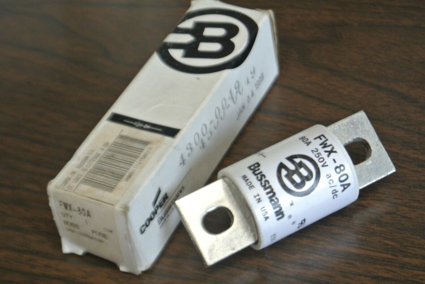 COOPER-BUSSMANN FWX-80A SEMICONDUCTOR  FUSE / 250V / 80A / NEW SURPLUS