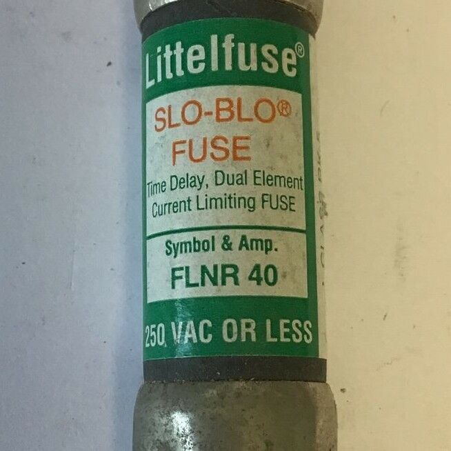 LITTELFUSE FLNR40 SLO-BLO CLASS RK5 250VAC 125VDC TIME DELAY ***LOTOF3***