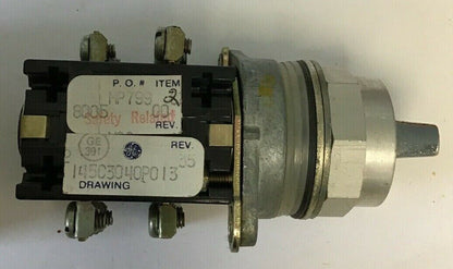 GENERAL ELECTRIC CR2940YS203A1 SELECTOR SWITCH 600VAC