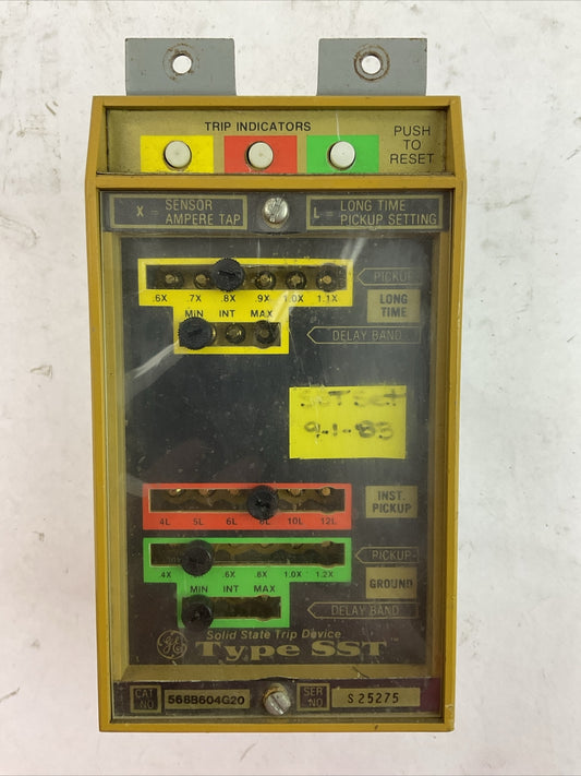 GE 568B604G20 SOLID STATE TRIP DEVICE TYPE SST