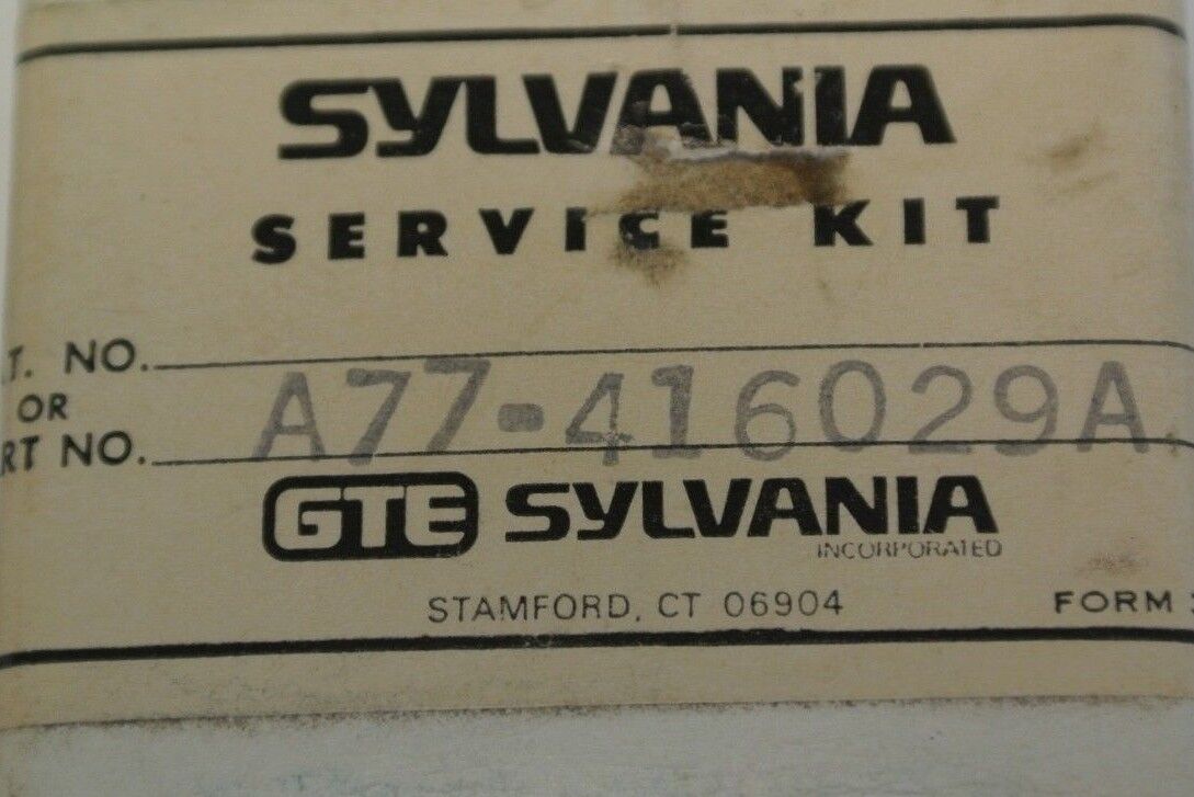 SYLVANIA A77-416029A CONTACT KIT / SERVICE KIT - NEW SURPLUS