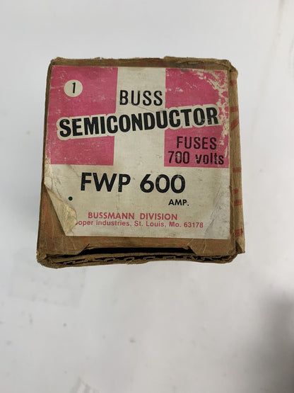 Bussmann FWP600 600A 700V Semiconductor Fuse